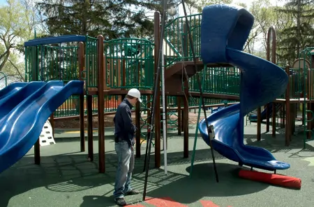 Crosby Park, Richmond Hill, Ontario, Everplay insitu playground surfacing installation